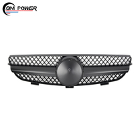 Pour CLK (W209) rénovation TI Style ruban noir maille moyenne grille d'entrée d'air masque 2003-2009