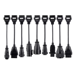 Juego completo de <span class=keywords><strong>cables</strong></span> de extensión de adaptador OBD2 para camión, coche, OBD OBD2 Conector de diagnóstico, 8 Uds. - Product Image 1