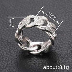 Anello Minimalista da Donna, Design Elegante a Cerchio, Gioiello con Zirconi alla Moda per Uso Quotidiano e Feste, Idea Regalo - Product Image 4