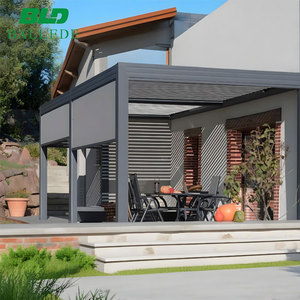 Pérgola Eléctrica de Aluminio para Montar en la Pared, Bioclimática, Motorizada, para Jardín, Envío a Auckland - Product Image 1