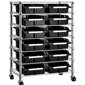 Système de rangement modulaire robuste pour <span class=keywords><strong>garage</strong></span> en acier thermolaqué, plans de conception 3D CAO gratuits, fabrication OEM personnalisée - Product Image 3