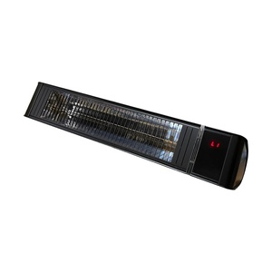 Tube chauffant infrarouge doré pour usine, radiateur électrique mural à rayonnement thermique 1500W, contrôlé par application, avec fonction d'éclairage - Product Image 1