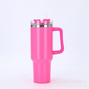 Gobelet de voyage isotherme H1.0 avec poignée, 40 oz, double paroi, couvercle, paille, antidérapant, couleur personnalisée OEM - Product Image 6