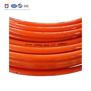 Drain sewer jetting hose for cleaning machine
