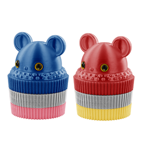 Custom 3D Plastic Mouse Shape 3Layer <b>Herb</b> Grinder Manual Storage <b>Box</b> - Product Image 3