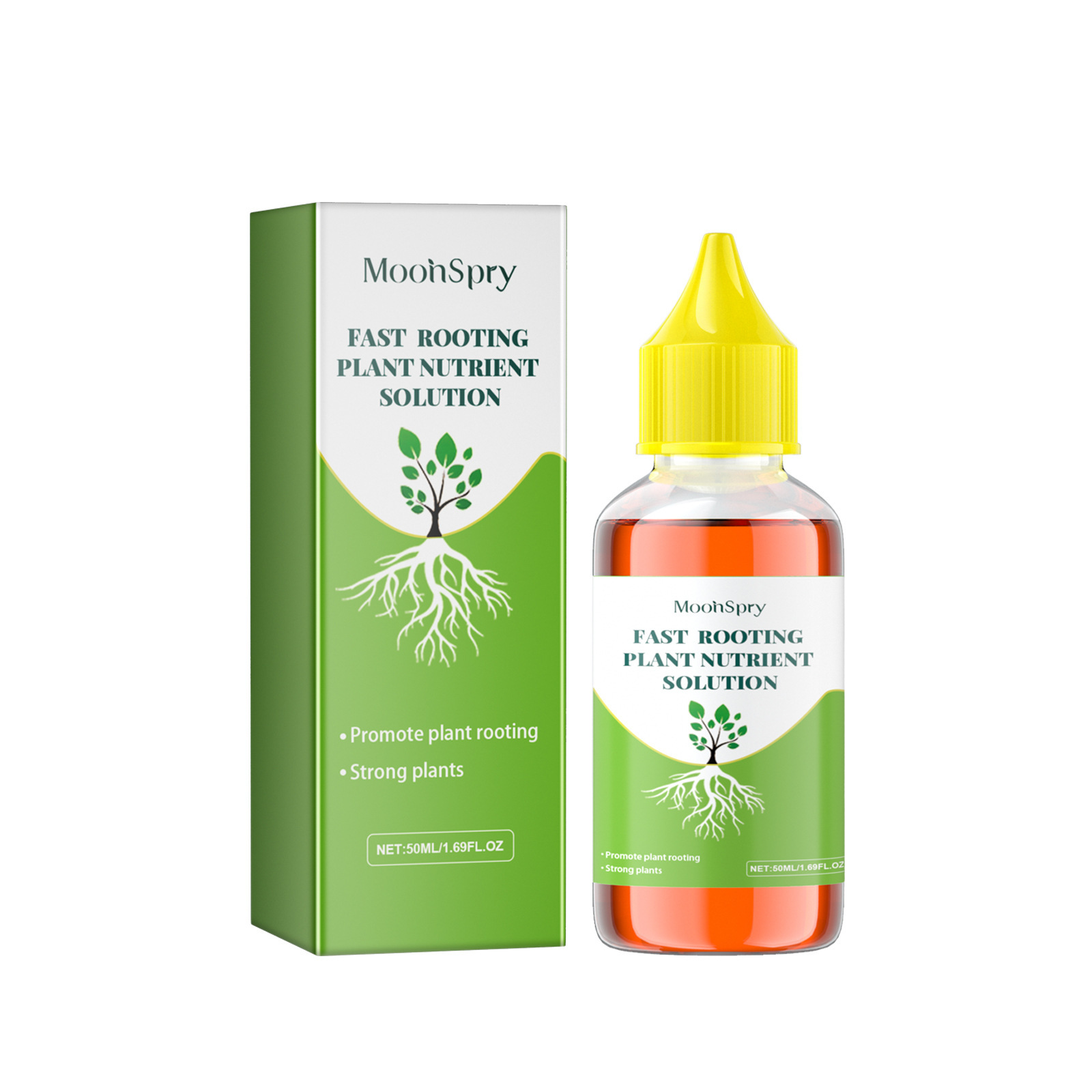 MoonSpry H5860 Organic Hydroponic Fertilizer - Plant Nutrient Solution for Flowers Vegetables