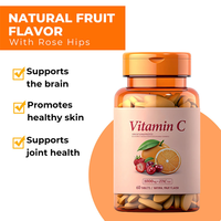 Tablet Vitamin C Label Pribadi dengan Seng, Mencerahkan dan Meningkatkan Sistem Imun, Formula Khusus untuk Dewasa