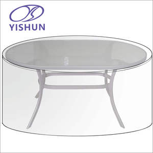 Bâche en PE pour table d'extérieur, <span class=keywords><strong>protection</strong></span> transparente, durable, imperméable, anti-poussière, housse <span class=keywords><strong>de</strong></span> <span class=keywords><strong>mobilier</strong></span> <span class=keywords><strong>de</strong></span> <span class=keywords><strong>jardin</strong></span> pour toutes les saisons, pour <span class=keywords><strong>jardin</strong></span> ovale - Product Image 1