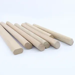 Best custom supply high quality ash wood round rods for diy project