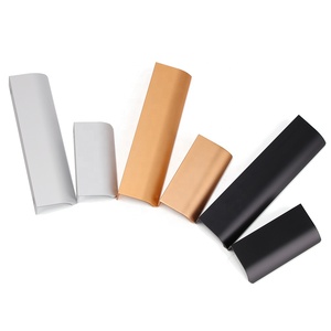 拉手和旋钮MLP41金属手指铝型材黑金刷颜色柜门拉边拉环拉环 - Product Image 1