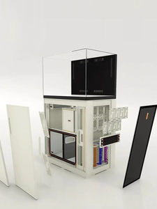 Yunhai Ba2.0 réservoir d'eau salée à débordement Ultra-mince verre Ultra-clair réservoir marin filtre de fond alliage Base accessoire d'<span class=keywords><strong>aquarium</strong></span> - Product Image 2