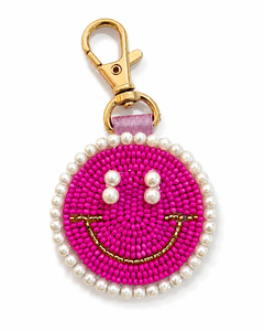 Sstringz Porte-clés fait main en perles acryliques pour le visage, étanche, de qualité supérieure, coloré, personnalisable, breloque de sac, accessoire cadeau - Product Image 4