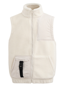Aoyema alta calidad moda Color sólido mujeres Casual abrigo al aire libre cálido Polar Fleece <span class=keywords><strong>H</strong></span>-tipo <span class=keywords><strong>sin</strong></span> <span class=keywords><strong>mangas</strong></span> abrigo - Product Image 2