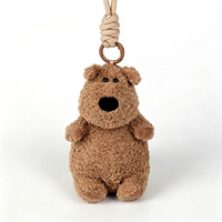Divertido Perro de Peluche de Foca Larga de 13 cm, Mini Peluche Reconfortante para Espejo de Coche, Mochila, Bolso con Cremallera, Regalo de Cumpleaños, Llavero de Peluche de Poliéster