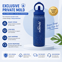 Gobelet isotherme en acier inoxydable avec impression UV, poignée exclusive à moule privé, double paroi sous vide, tasse à café de voyage