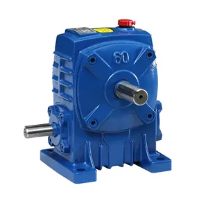 Cast Iron Worm Gearbox Casting Iron Solid Shaft Chromium Steel Worm WP Speed Reducer Gearbox Wpa