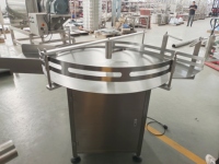 Porzellan lieferant Bottle Unscramble Lade akkumulators ammlung Plattenspieler Runde Flasche Rotary Accumulation Table drehen