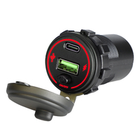 Chargeur de voiture USB C super rapide 12V 24V avec interrupteur marche/arrêt, vente en gros d'usine