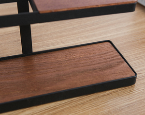 เดสก์ท็อปห้องนั่งเล่นห้องน้ําจัดเก็บไม้โทรศัพท์นาฬิกาจัดเก็บรีโมทคอนโทรล Rack - Product Image 4