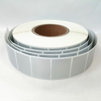 Étiquette autocollante promotionnelle personnalisée en PET argenté, découpée sur mesure, imperméable, finition mate, laminée, perforée, formes personnalisables