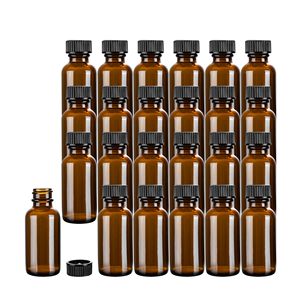 Botellas de Vidrio Ámbar Vacías Grandes, Varias Capacidades de 2ml a 500ml, Envases Cuadrados para Jarabe Medicinal, Tapas de Rosca de Aluminio, Forma de Infusión - Product Image 6