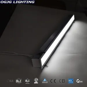 Luzes lineares LED embutidas para escritório e sala de aula OGJG de alto brilho 46 W em alumínio