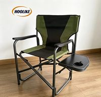 Chaise de Réalisateur Pliante Nouvelle Conception en Gros, Chaise de Camping Confortable et Portable Extra Large avec Table Latérale pour la Pêche et le Camping