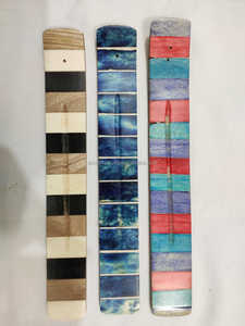 Soportes de incienso con incrustaciones de hueso, varita de incienso de bambú indio, personalizado, religioso, hecho a mano, Uttar Pradseh - Product Image 4