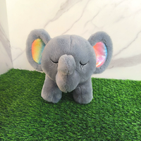 Nouvelle Peluche Éléphant Respirant avec Sons Apaisants et Lumières, Peluche Otter Respirant, Peluche Ours Respirant, Jouets pour Bébés et Enfants