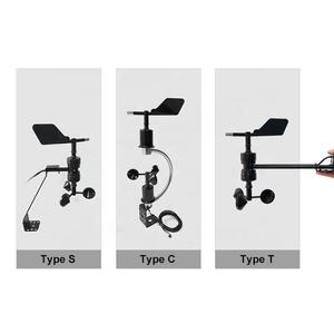 เซนเซอร์วัดความเร็วลมวัด0-20mA กลางแจ้ง0-5V 4-20mA ทิศทางลมใช้กับ CE - Product Image 6