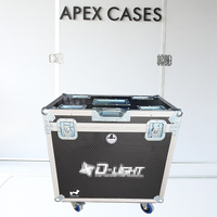 APEX CASES OEM - Coffret de transport et de rangement en aluminium sur mesure avec protection renforcée pour l'éclairage de scène - Garantie 3 ans