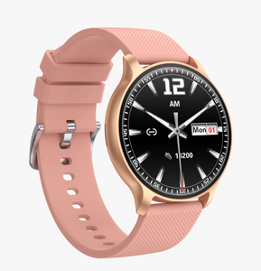 Смарт-часы U23 с AMOLED-экраном 1,32 дюйма, водонепроницаемость IPX8, приложение HBand, для активного отдыха, круглые, с измерением уровня кислорода в крови и частоты сердечных сокращений, для женщин и девушек - Product Image 3