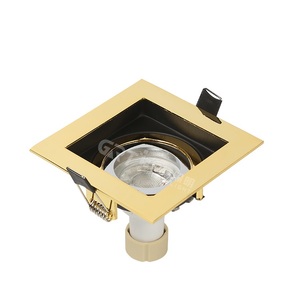 Quadro de cabeça multi quadrado recesso <span class=keywords><strong>GU10</strong></span> Spotlight <span class=keywords><strong>LED</strong></span> COB Downlight regulável 3w 6w 9w 12w 15w