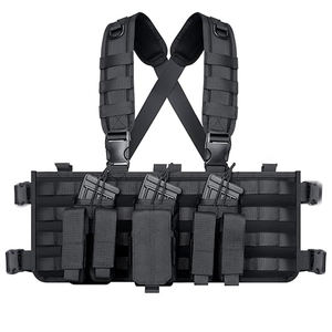 Gilet d'entraînement en plein air pour la poitrine Système de copains Gilet multifonctionnel MOLLE à dégagement rapide-pour la randonnée, l'entraînement au camping - Product Image 1