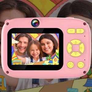 Jiexunda กล้องถ่ายรูปเซลฟี่สำหรับเด็ก, กล้องดิจิตอล1080P HD ของเล่นเด็กน่ารักของเล่นเด็กเซลฟี่กล้องเด็กขนาดเล็ก2นิ้วสำหรับเด็กวัยหัดเดิน - Product Image 2