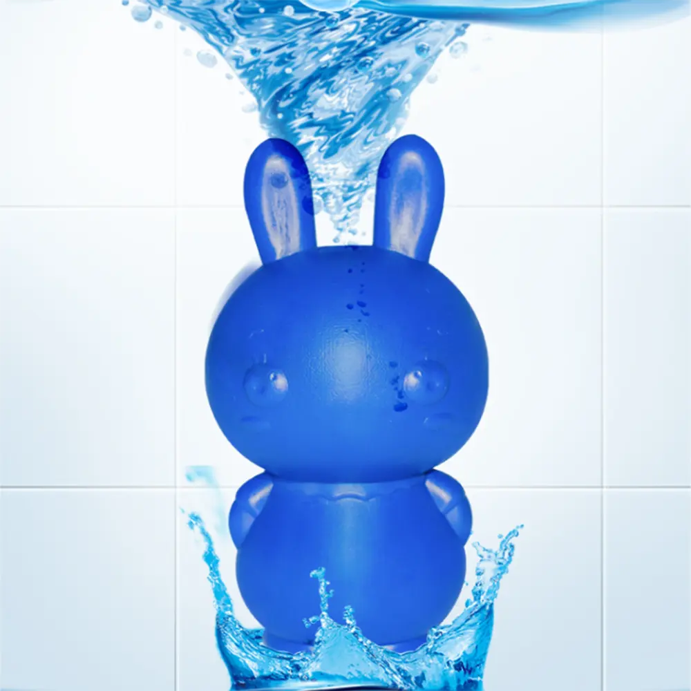 Household Bunny Rabbit 120g Flush 900 Mal Deodorant Toiletten rand Reinigungs block