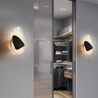 Applique murale en cristal LED moderne minimaliste personnalité créative couloir allée applique escalier éclairage