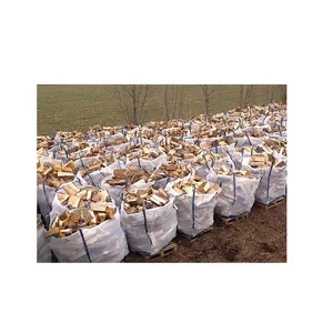 Pp Super Sack Raffia Fibc Grote Jumbo Bulk Ton Zak Verpakking Zak Schroot 1 Ton Voor Brandhout