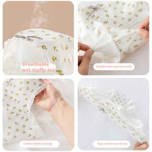 Culotte en coton pour filles Sous-vêtements pour lycéens 13 ans Shorts pour adolescents pour le développement des grands enfants - Product Image 5