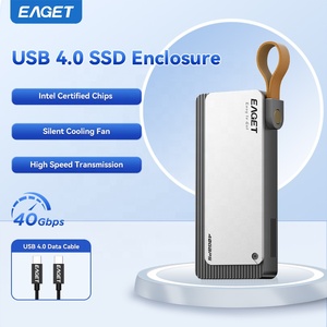 Boîtier <span class=keywords><strong>externe</strong></span> EAGET TSE4500 40 Gbps pour SSD M.2 NVMe 2280 PCIe, compatible USB4.0 et <span class=keywords><strong>Thunderbolt</strong></span> 3/4 - Product Image 2