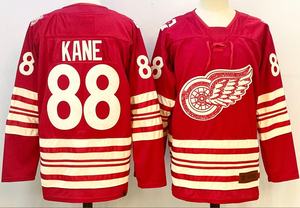 Nuovi Modelli di Maglie da Hockey su Ghiaccio all'Ingrosso: 88 Patrick Kane, 53 Moritz Seider, 71 Dylan Larkin, 23 Raymond, 71 Larkin, 9 Howe - Product Image 4
