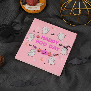 Servilletas personalizadas con temática de Halloween, servilletas especiales para fiestas y días festivos, paquetes pequeños para uso doméstico, servilletas portátiles. - Product Image 3