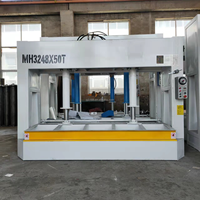 Presse hydraulique à froid pour le travail du bois MDF et du contreplaqué, pour portes en contreplaqué 50T