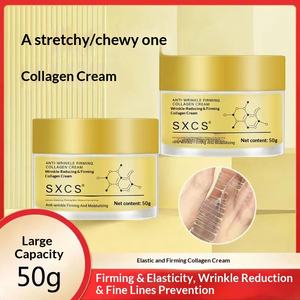 Crème Visage Anti-<span class=keywords><strong>rides</strong></span> et Raffermissante au Collagène, Hydratante, Anti-âge, Atténue les Ridules, Usage Jour, Tous Types <span class=keywords><strong>de</strong></span> Peau - Product Image 1