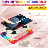 Robuste armure robuste antichoc arc-en-ciel enfants PC Silicone tablette étui de Protection pour Ipad pro 11 pouces et 10.9 pouces Tab S7 S8 S9 Fe