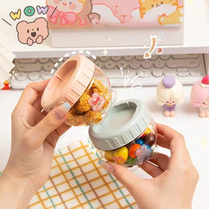 Contenants en verre DS2103 pour sauces, pots à overnight oats avec couvercles, petits récipients à condiments avec emballage pour vinaigrette - Vente en gros - Product Image 5