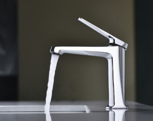 Grifo de un solo orificio para baño, grifería de agua fría y caliente para Hotel, contemporáneo - Product Image 4