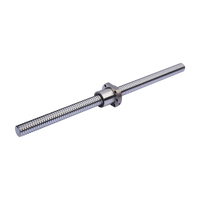 Nuevo husillo de bolas GS SFU01604-4 de 1000 mm, rodamiento de precisión C7 de acero, rosca fresada, engranaje de motor de alta precisión para movimiento lineal CNC