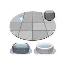 Tapis de bain à remous pour baignoire gonflable mousse bain à remous coussin fondation rond protecteur de sol antidérapant piscine Spa tapis de Camping en plein air