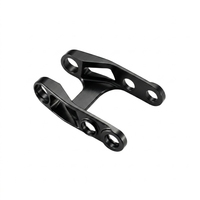 Barre de liaison en forme de H en alliage d'aluminium forgé de précision professionnelle sur mesure, usinage CNC, traitement de surface, pour vélo de montagne arrière